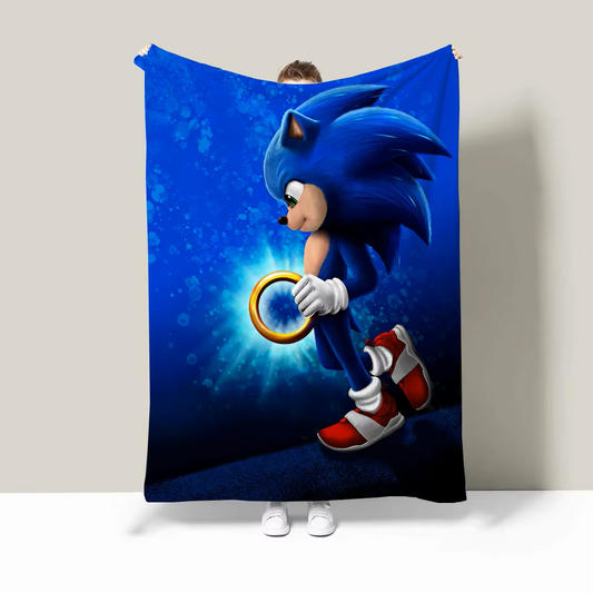 Sonic Ring Throw Blanket